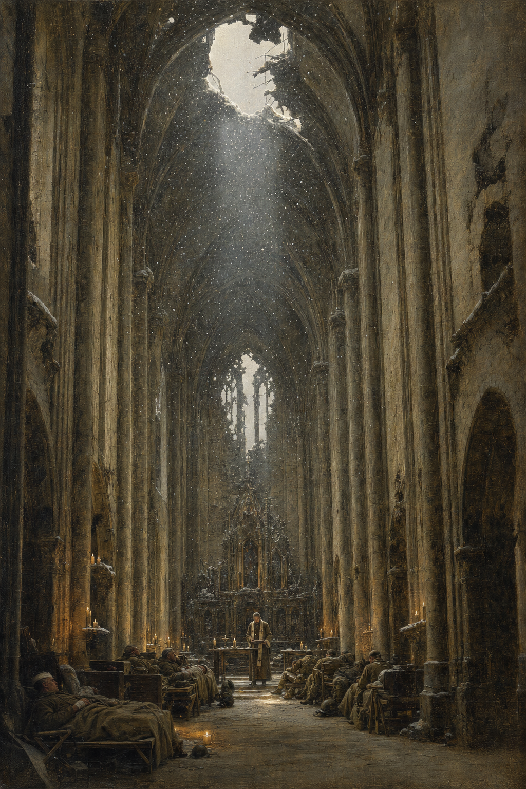 The Vault at Christmas - detail of the artwork