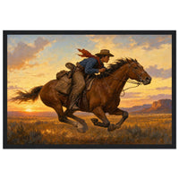 Wild Sunset — Black frame
