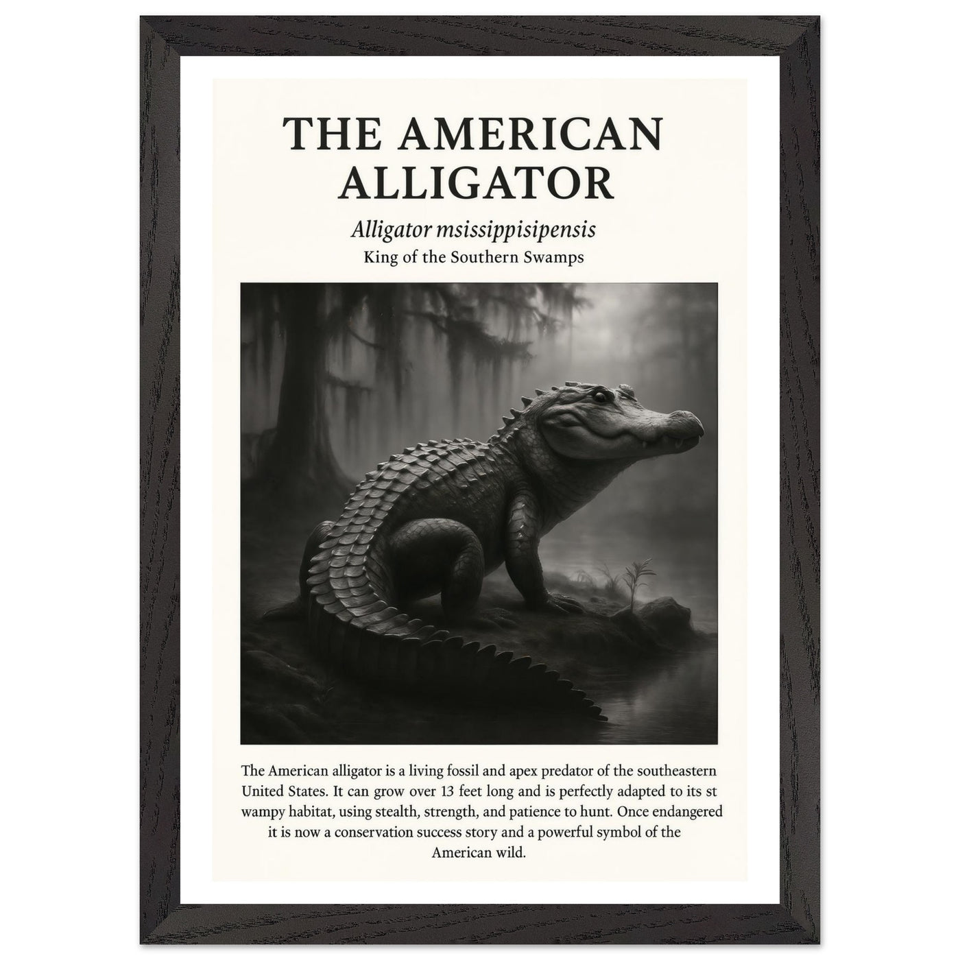 The American Alligator – Canvas Art Print | Canvas of America