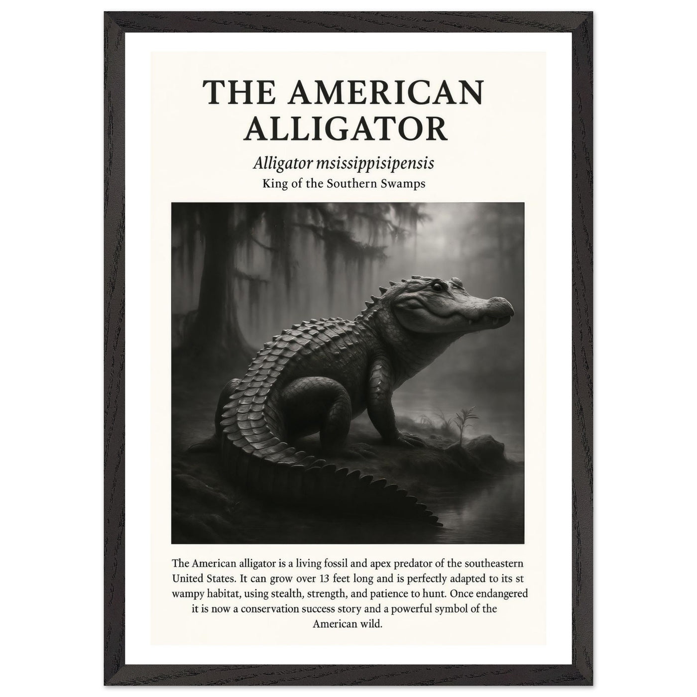 The American Alligator – Canvas Art Print | Canvas of America