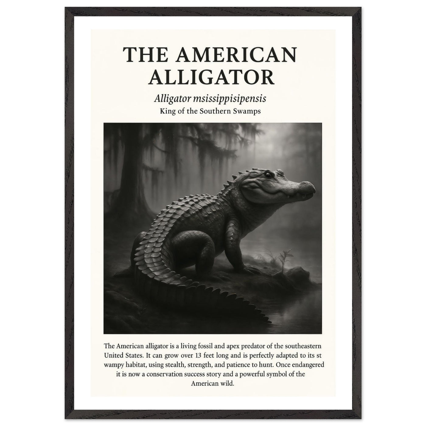 The American Alligator – Canvas Art Print | Canvas of America