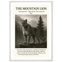 The Mountain Lion – Canvas Art Print | Canvas of America