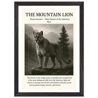 The Mountain Lion – Canvas Art Print | Canvas of America