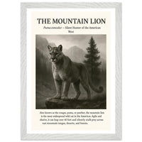The Mountain Lion – Canvas Art Print | Canvas of America