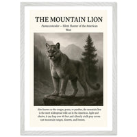 The Mountain Lion – Canvas Art Print | Canvas of America
