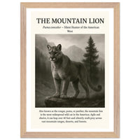 The Mountain Lion – Canvas Art Print | Canvas of America