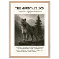 The Mountain Lion – Canvas Art Print | Canvas of America