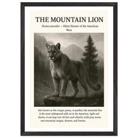 The Mountain Lion – Canvas Art Print | Canvas of America