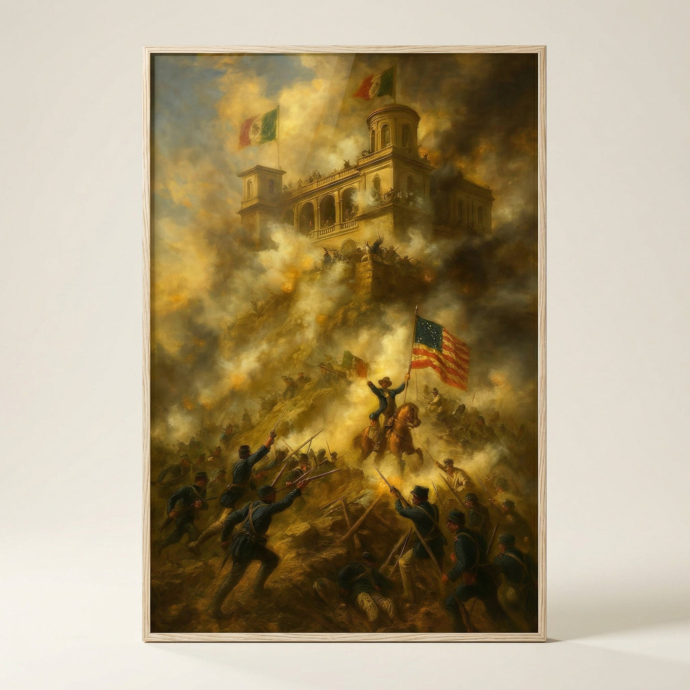 The Storm at Chapultepec — premium American wall art 1 | Canvas of America