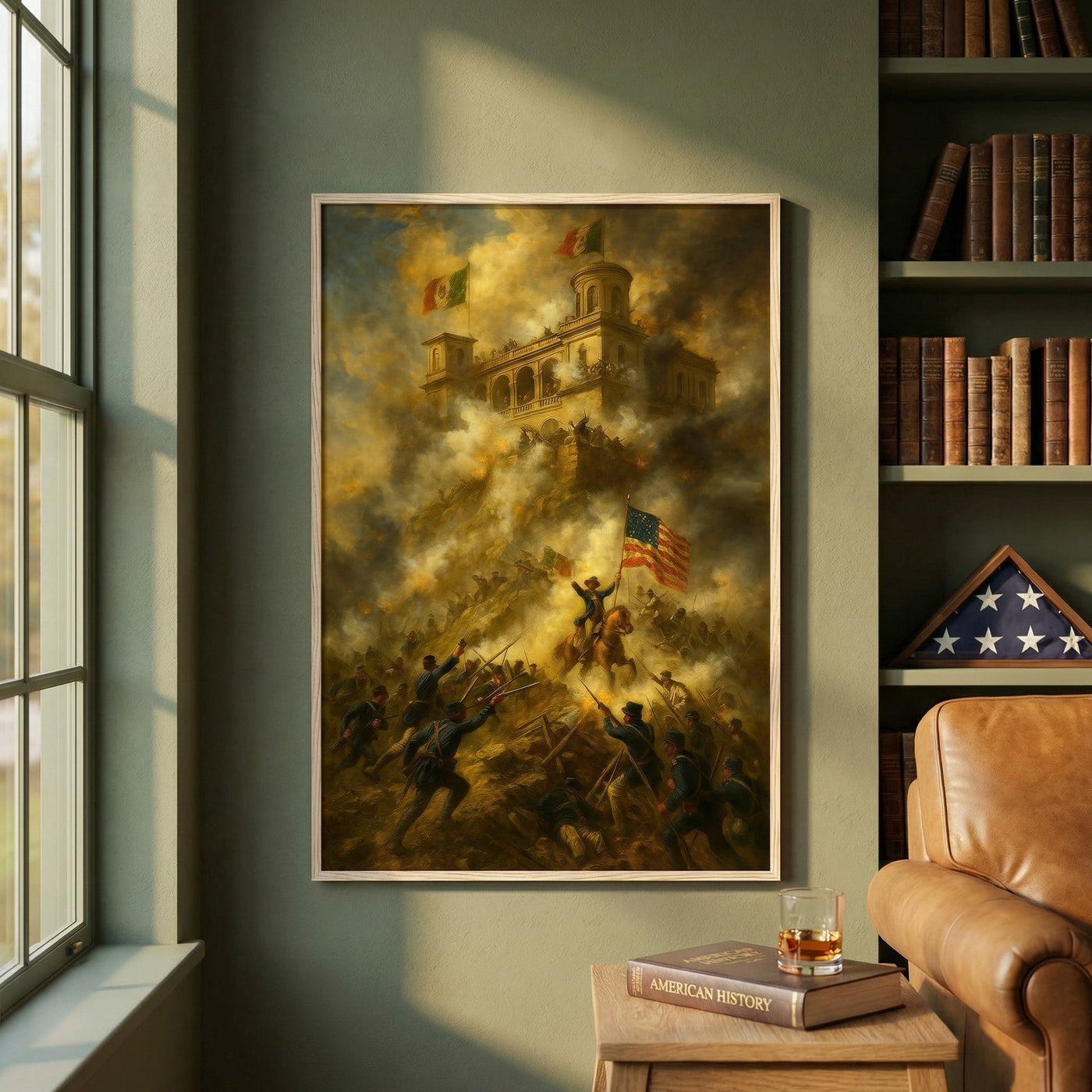 The Storm at Chapultepec — premium American wall art 3 | Canvas of America
