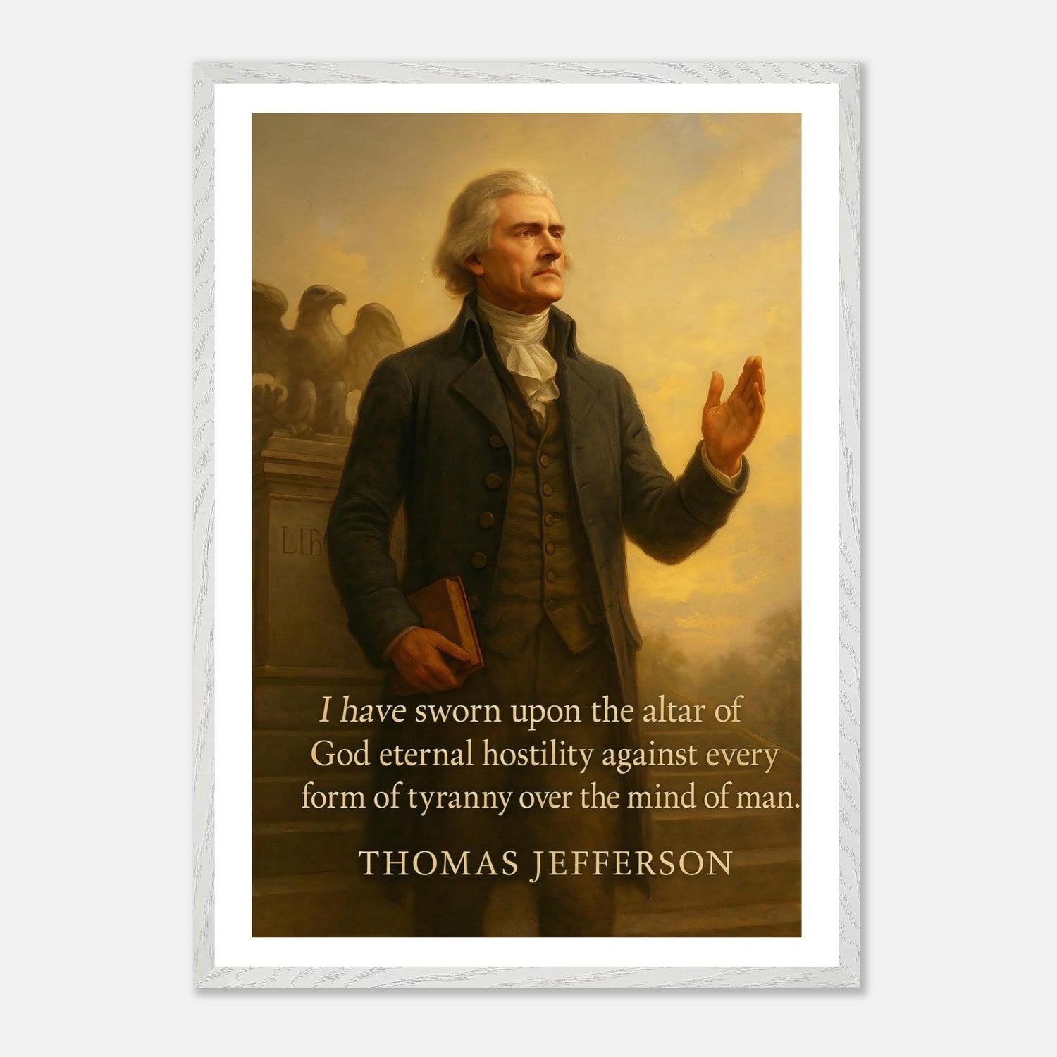 Thomas Jefferson: Freedom's Philosopher – Canvas Art Print | Canvas of America