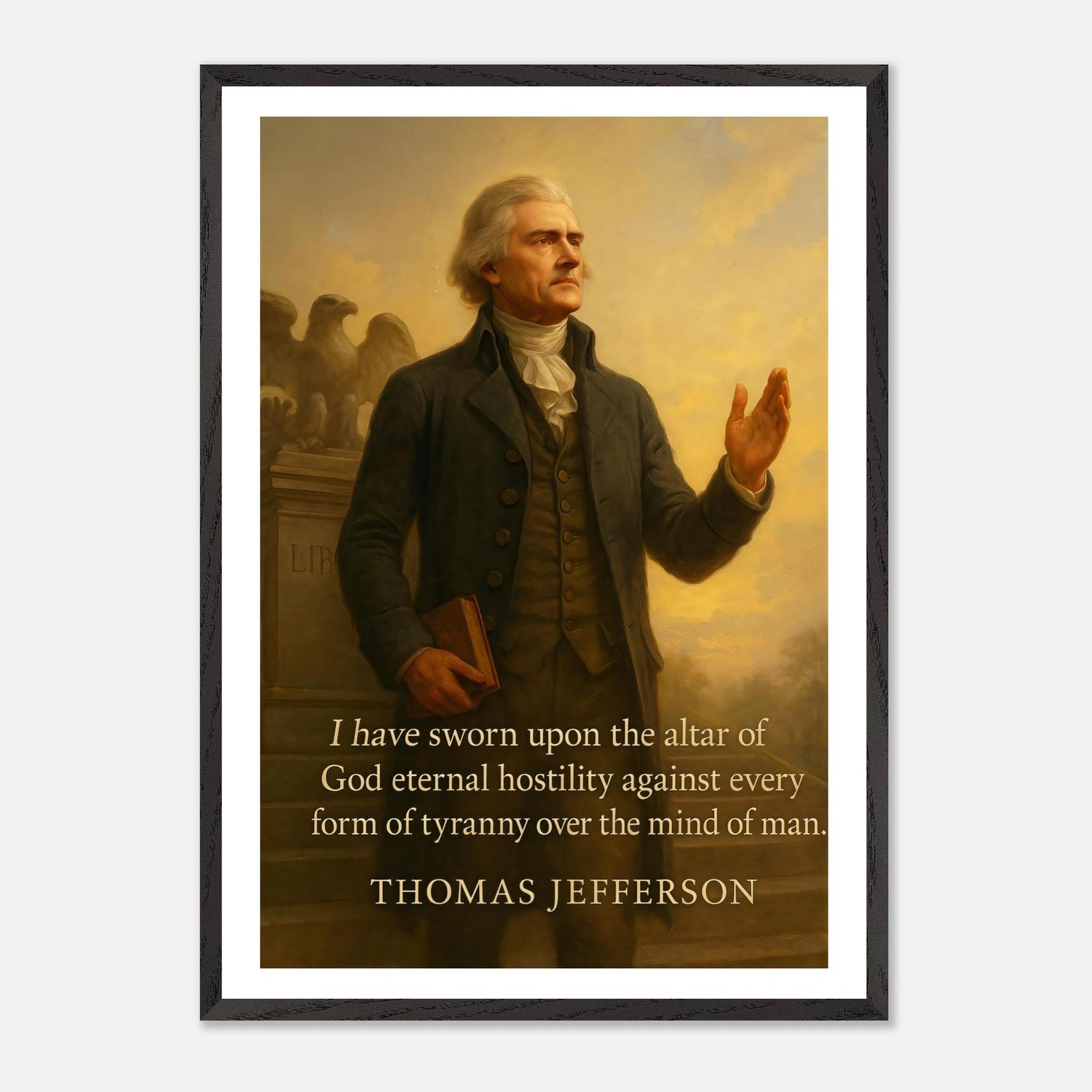 Thomas Jefferson: Freedom's Philosopher – Canvas Art Print | Canvas of America