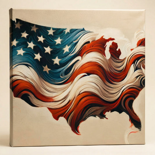 United Flag of America — premium American wall art 1 | Canvas of America