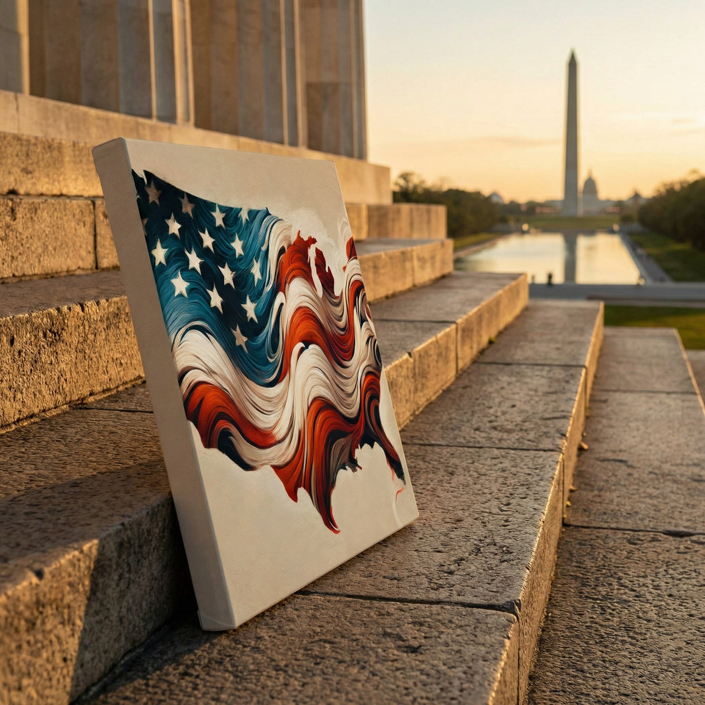 United Flag of America — premium American wall art 2 | Canvas of America