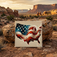 United Flag of America — premium American wall art 3 | Canvas of America