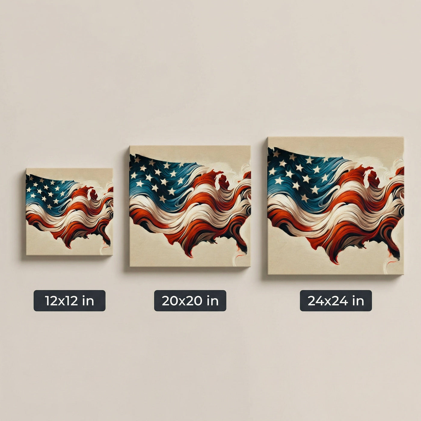 United Flag of America — premium American wall art 5 | Canvas of America