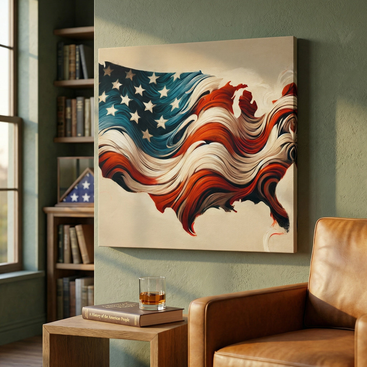 United Flag of America — premium American wall art 7 | Canvas of America