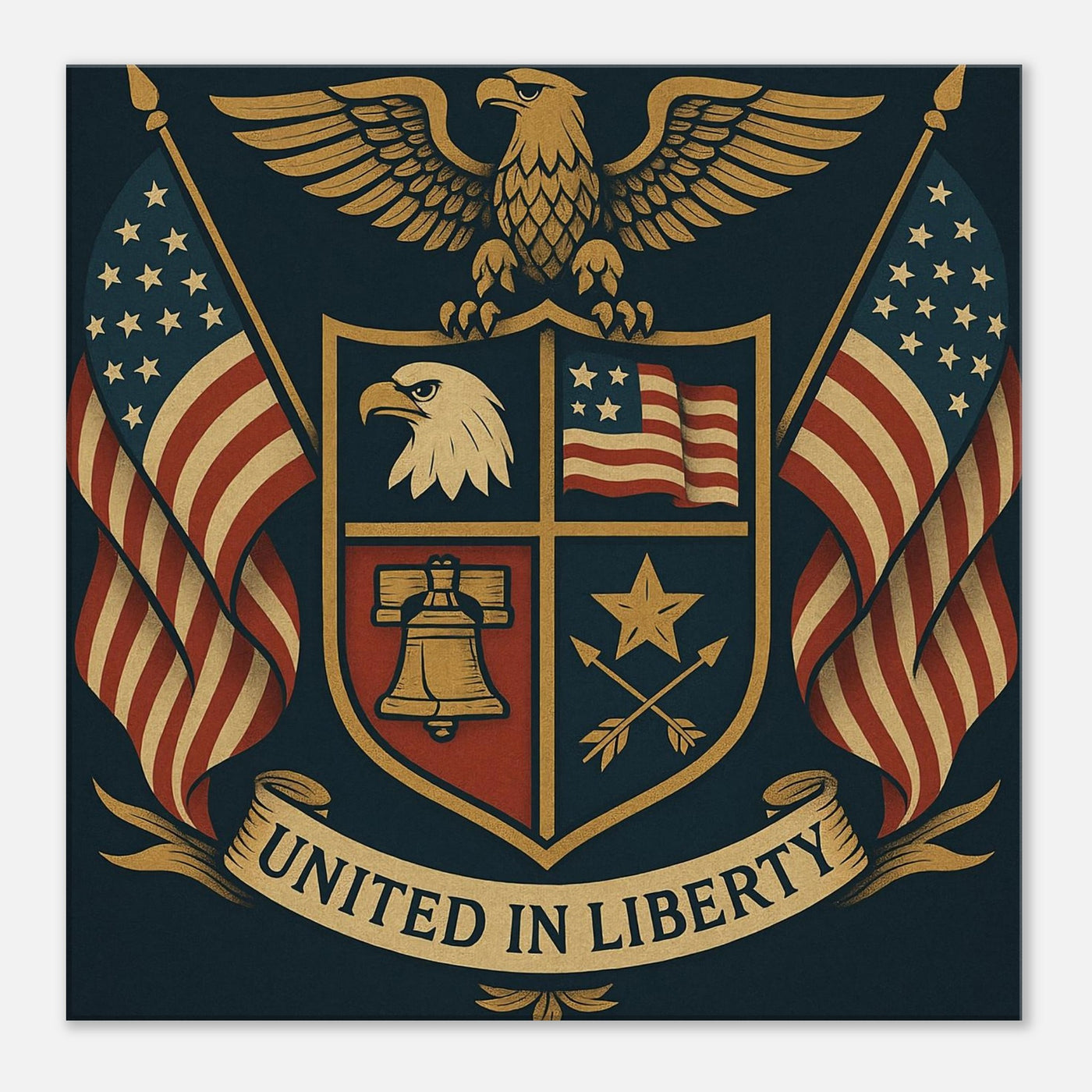 United in Liberty – Canvas Art Print | Canvas of America