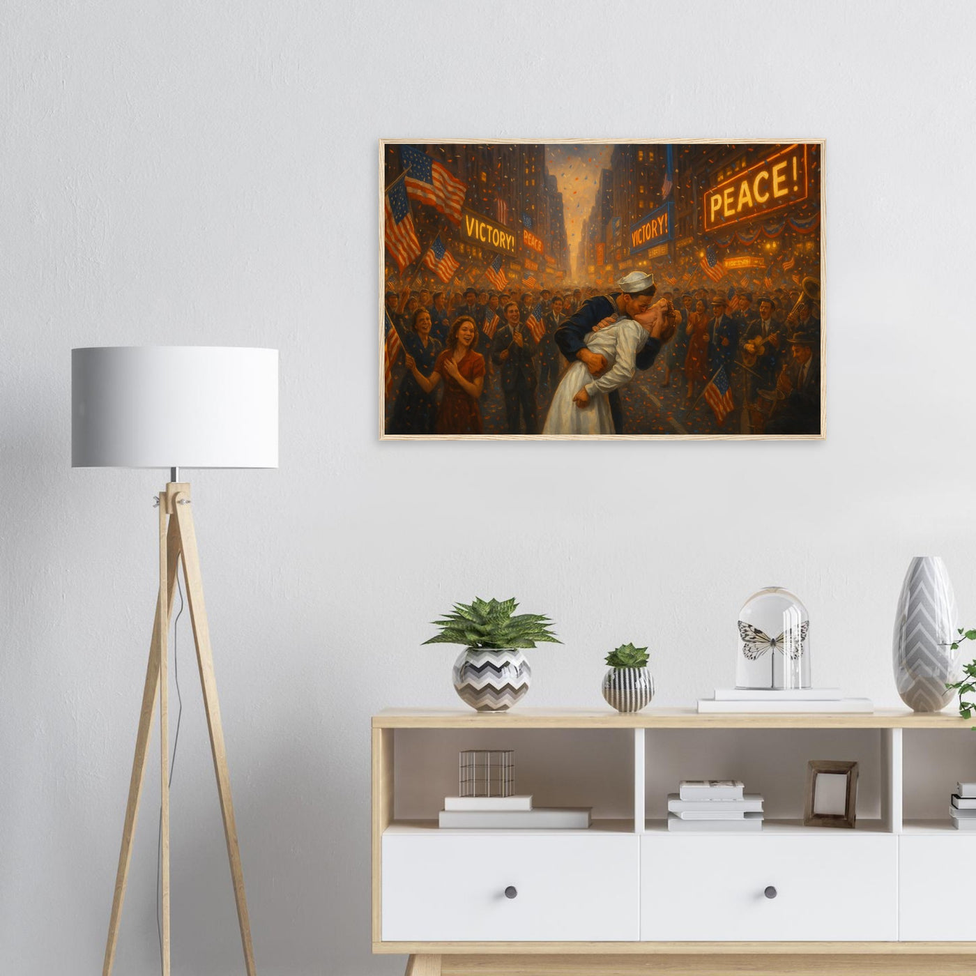 V Day on Times Square – Canvas Art Print | Canvas of America